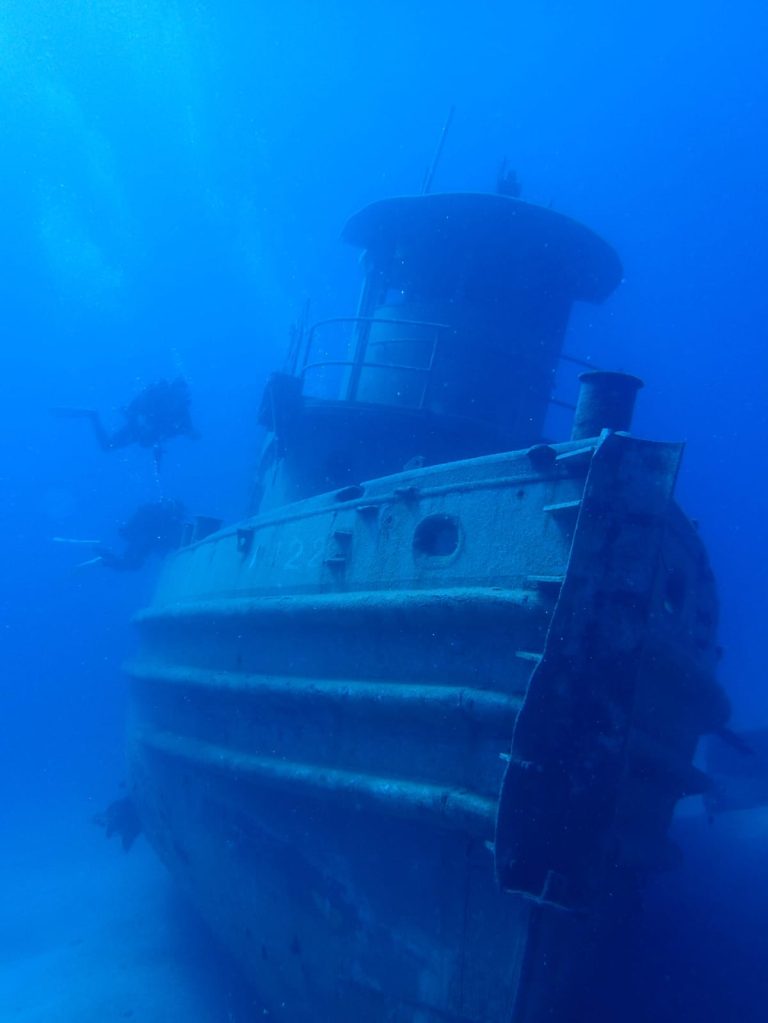 Site de plongée: Épave « Nestor » (côte nord – Georgioupolis)