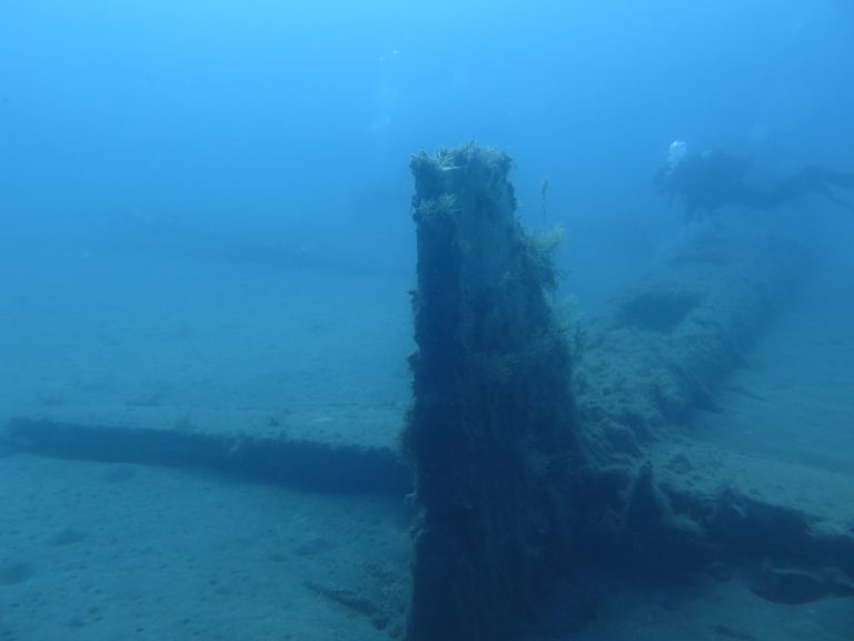 Site de plongée: WWII junkers 88 (côte sud- Réthymnon)